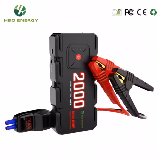 Altertool 12V 15000mAh 2000A 多機能車用ジャンプスターター