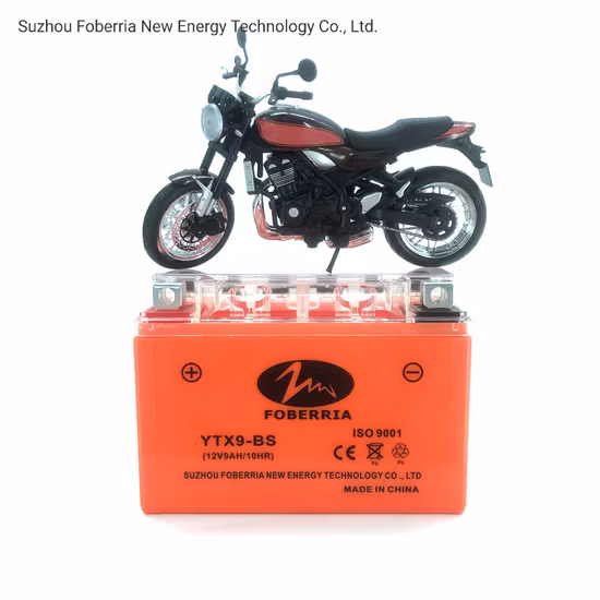 Ytx9-BS 12V9ah リチウムオートバイバッテリー/10 時間/高性能バッテリー/モータースポーツバッテリー
