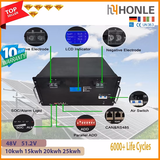 48V リチウム パイテス バッテリー 10kW 15kW 20kW 50kW 100kW リチウム イオン バッテリー