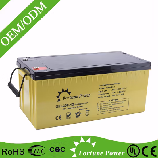 中国製ゲル太陽電池 12V200ah